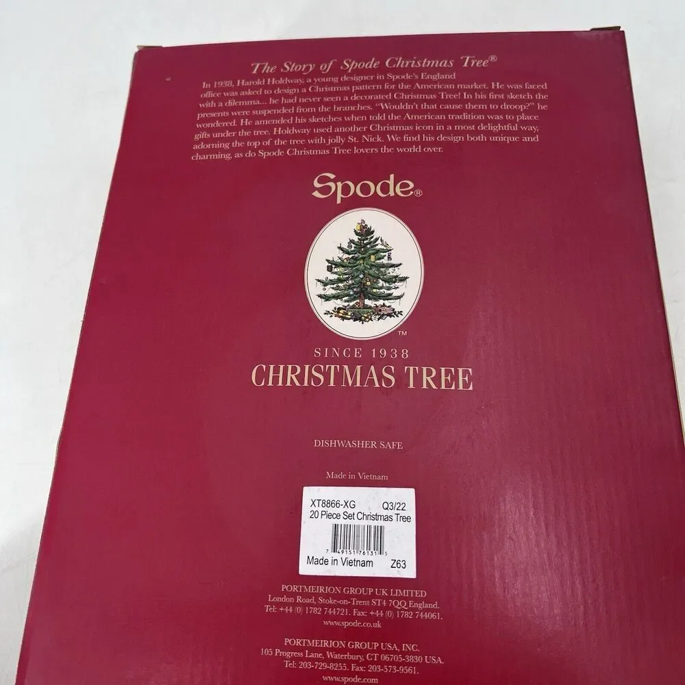 Spode CHRISTMAS TREE 20 Piece Flatware Set - Service for 4